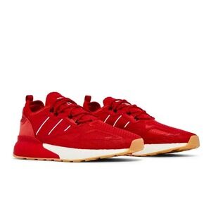 Adidas Mens ZX 2K Boost‎ Scarlet Gum RED Size US 11